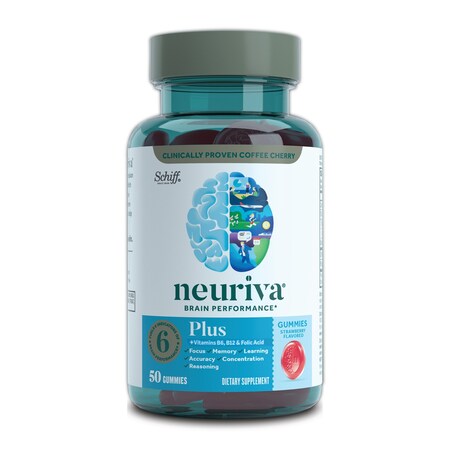 Neuriva Brain Performance Plus Gummies, 50 Count 47865-19502